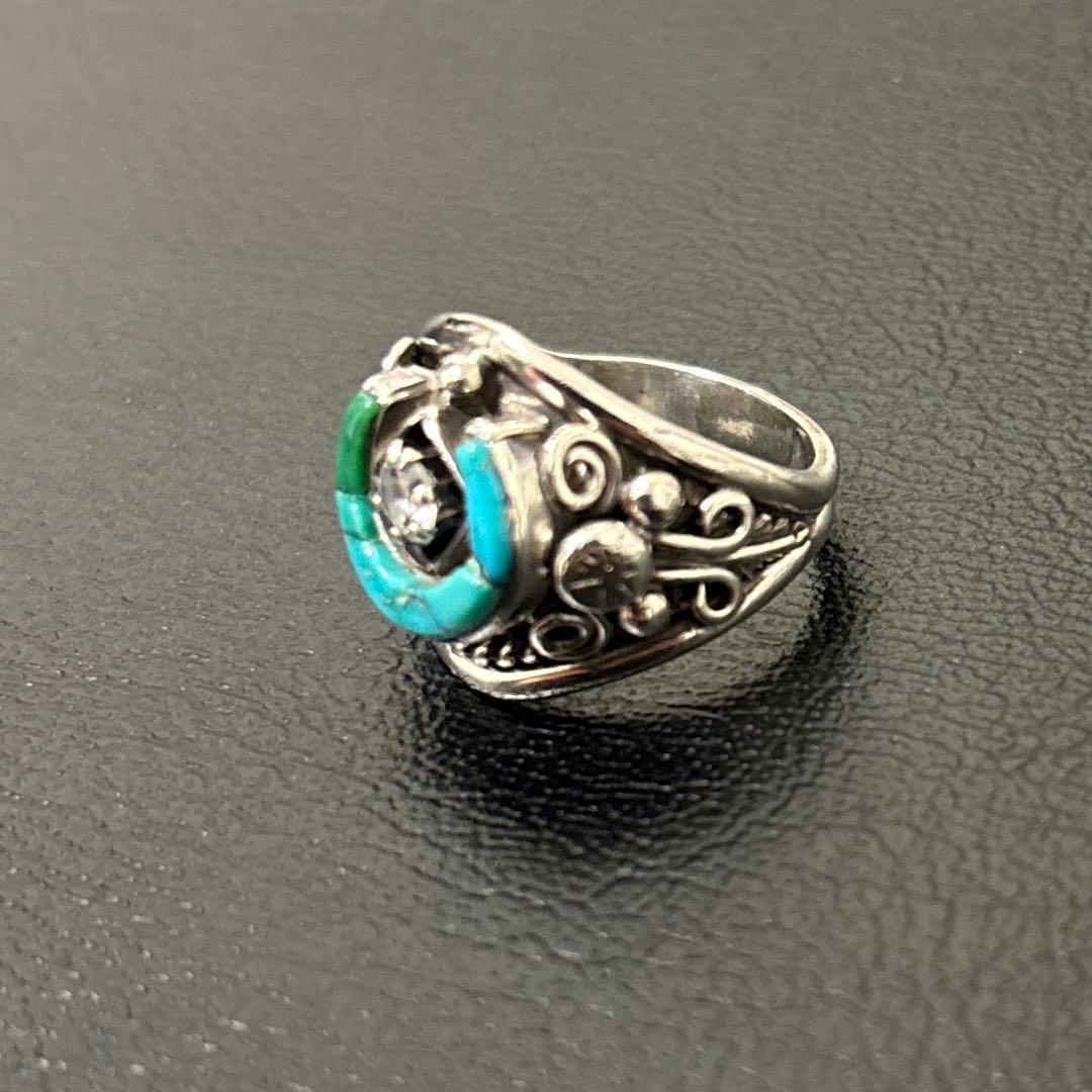 【レア】シェリルワッズワース　ホピ族　ターコイズリング　12〜13号