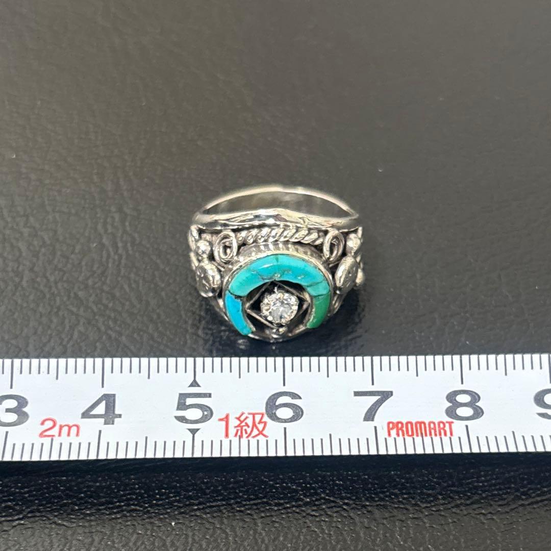 【レア】シェリルワッズワース　ホピ族　ターコイズリング　12〜13号