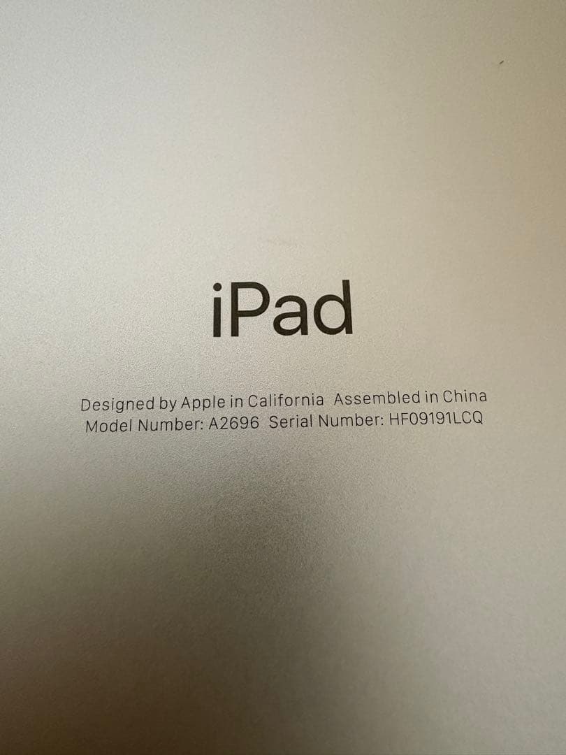 iPad 10世代 64GB A2696 ジャンク