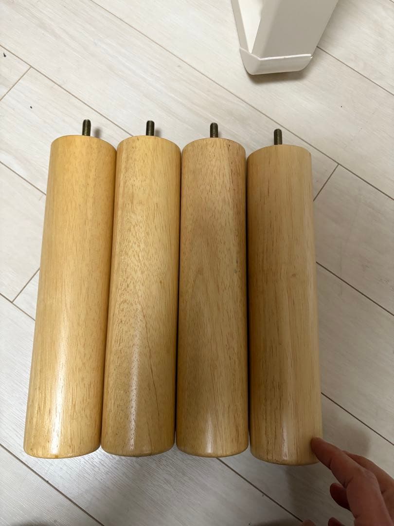 引取歓迎【無印良品】ベッドフレーム　スノコ　木スチール　シングル　すのこ