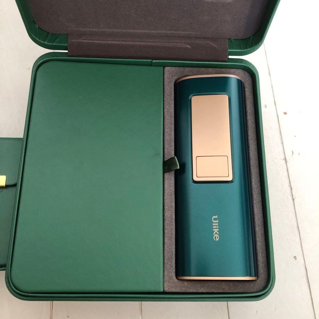 Ulike 脱毛器 (IPL)グリーン 充電器付き