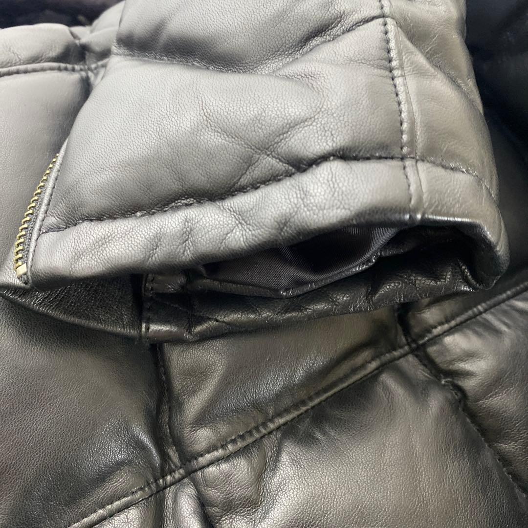 TORNADO MART トルネードマート レザーダウンジャケット L 羊革