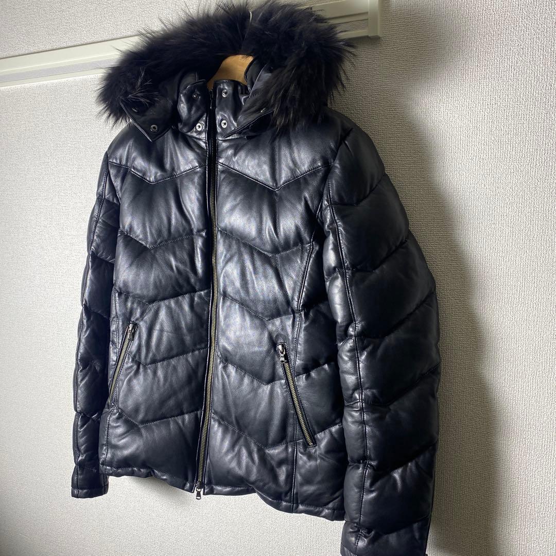 TORNADO MART トルネードマート レザーダウンジャケット L 羊革