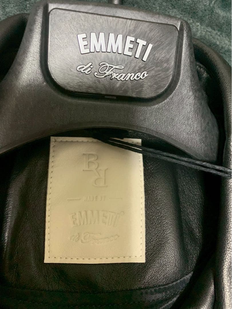 EMMETI エンメティ　ブラック レザー　革ジャン