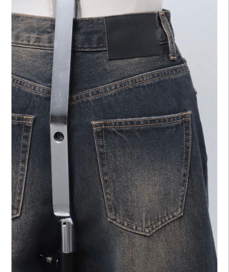 【VEQUM】RIM WIDE JEANS