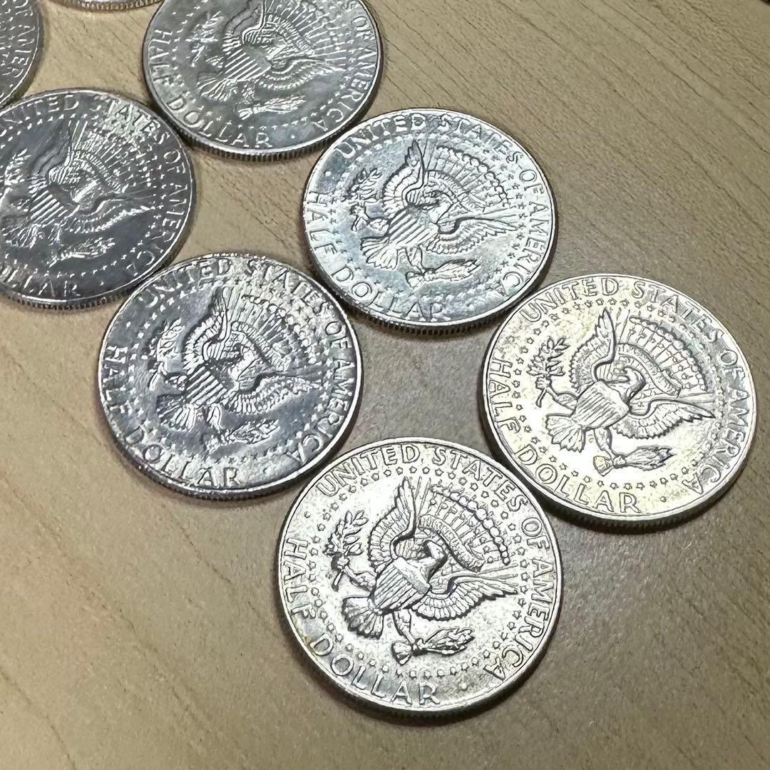 ケネディ ハーフダラー 1964年 10枚 銀貨 シルバー 銀品位90 a