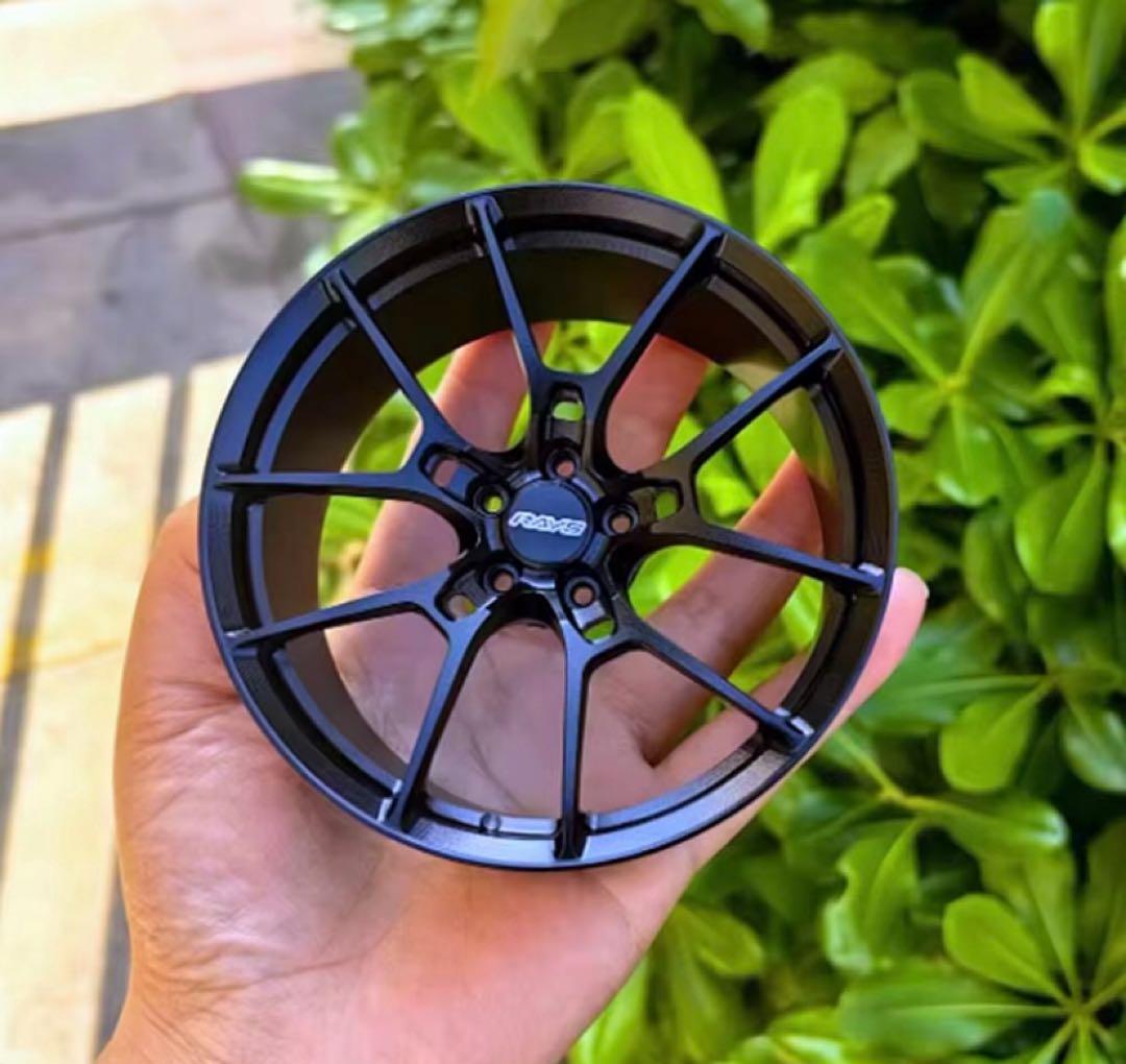 《新品未使用》ミニチュアオブジェ レイズ RAYS G025 ホイール 1/5