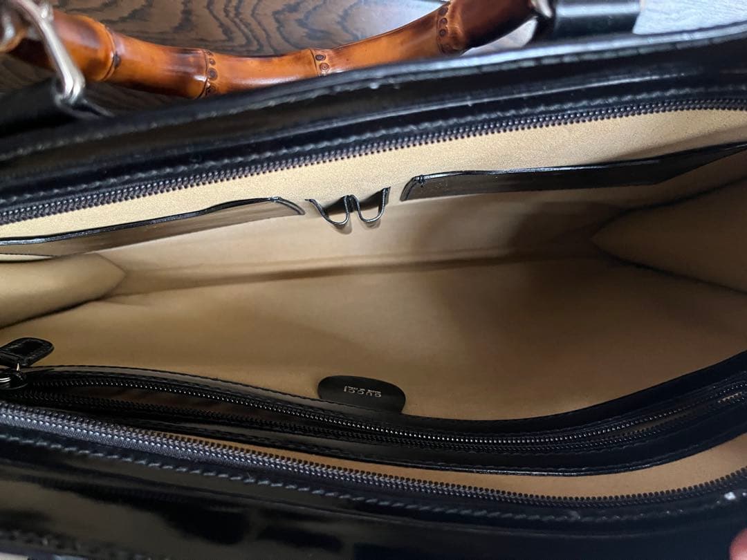 ★年末バーゲン GUCCI グッチ バンブー ビジネスブリーフケース A4超美品