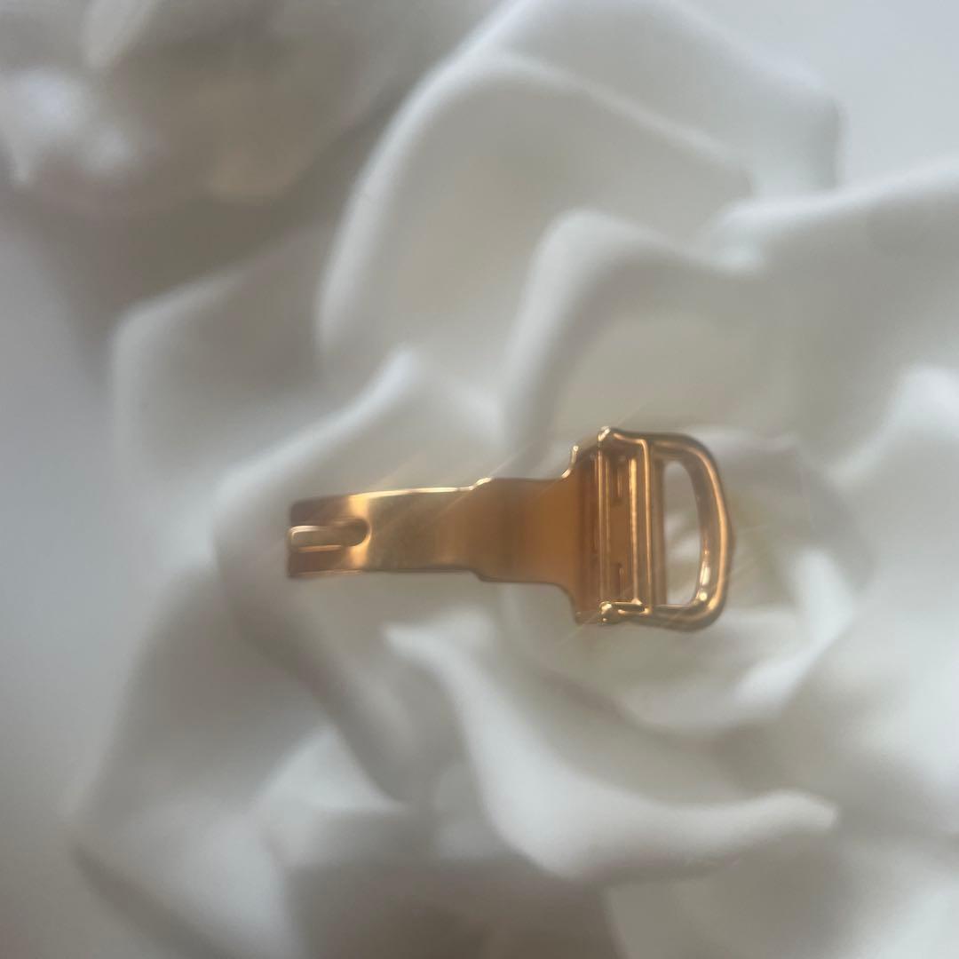 Cartier カルティエDバックル正規品　純正14mm ゴールド