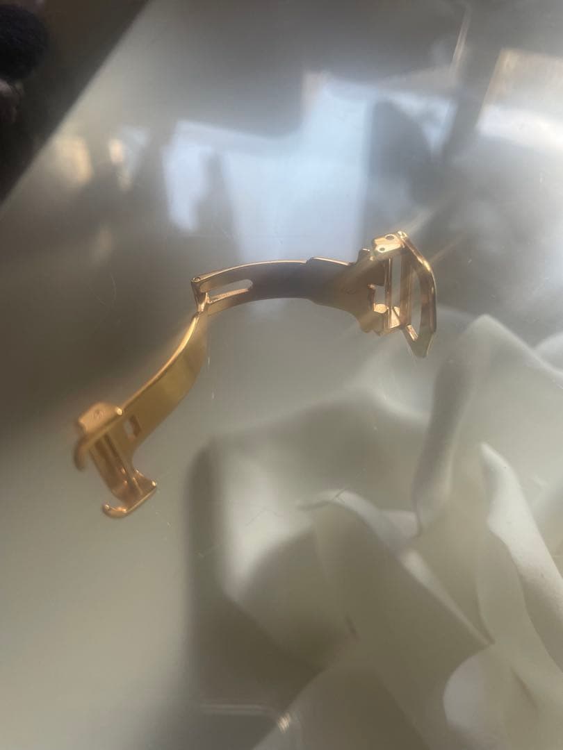 Cartier カルティエDバックル正規品　純正14mm ゴールド