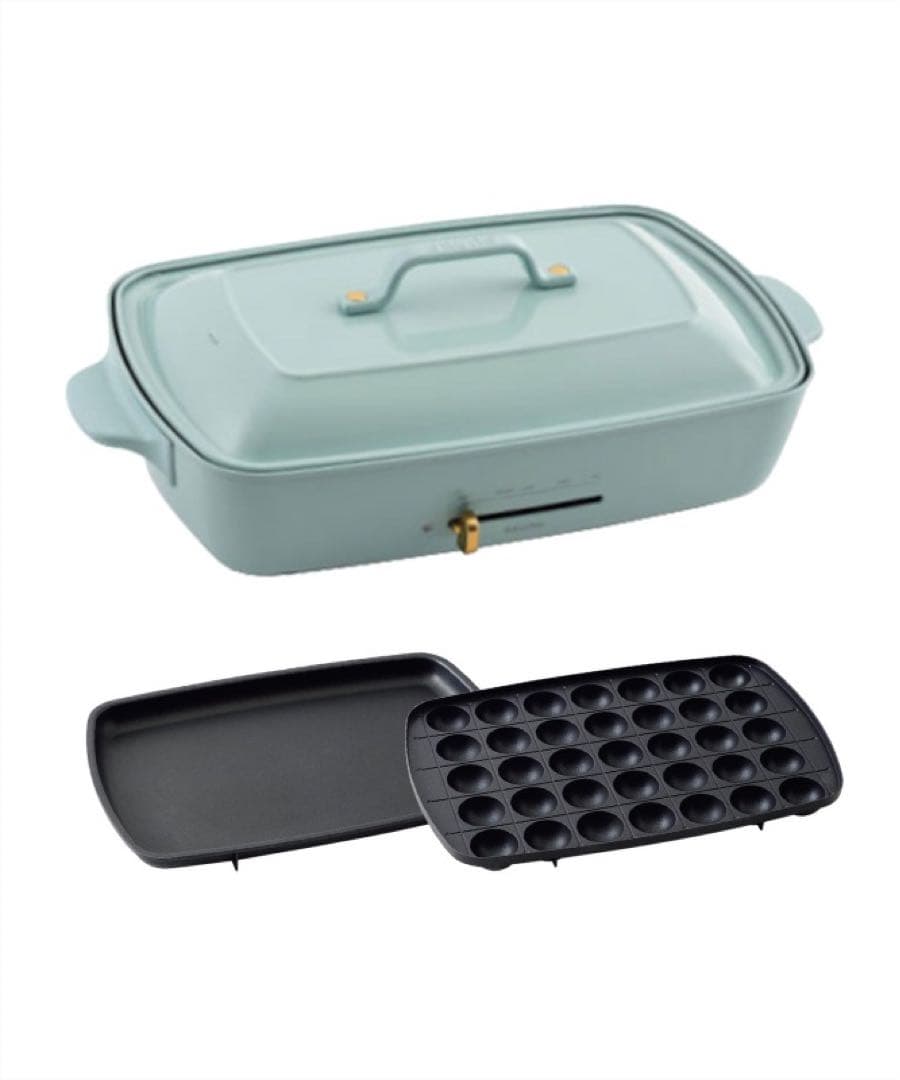 BRUNO ホットプレート　グランデサイズ　ブルーグレー