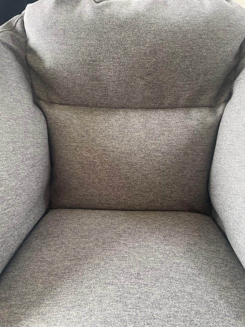 無印良品　空気でできたソファ グレー