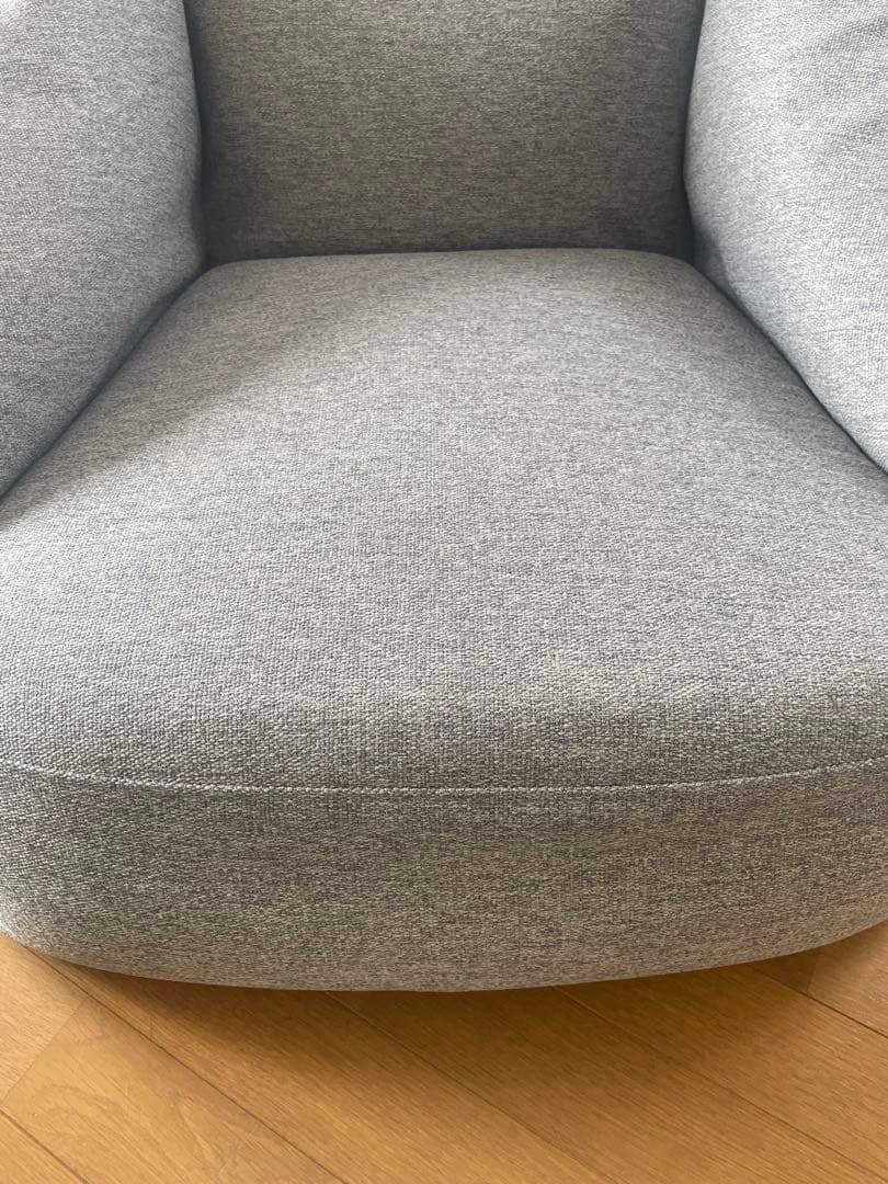 無印良品　空気でできたソファ グレー