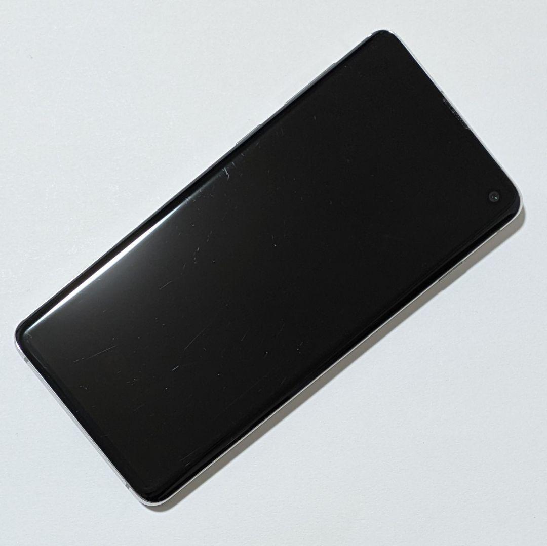 【外観美品】Galaxy S10 SC-03Lホワイト ドコモ SIMフリー