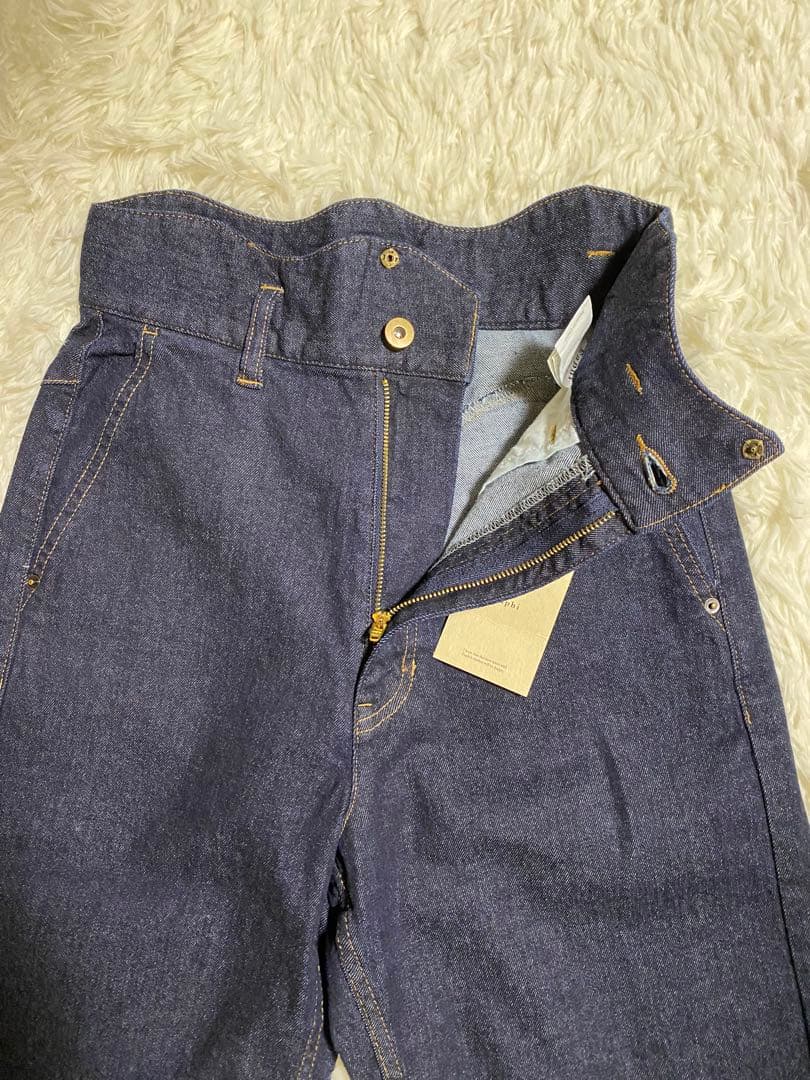 新品タグ付★Eaphi WAVEDESIGN HIGHWAIST DENIM