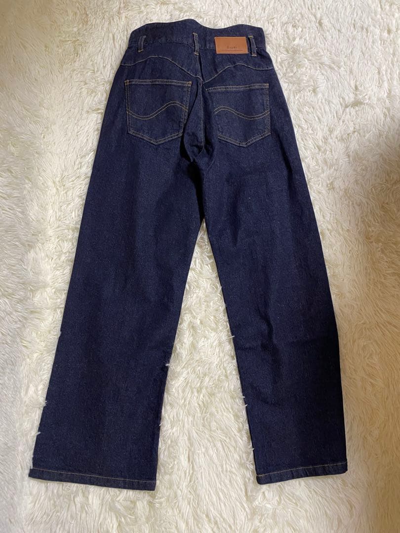 新品タグ付★Eaphi WAVEDESIGN HIGHWAIST DENIM