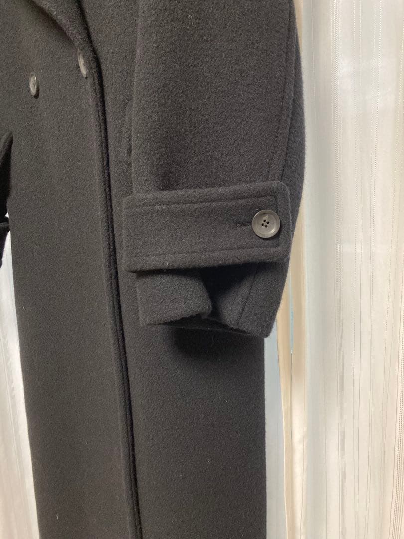 【最終価格】JILLSTUART ダブルビーバーロングコート　ブラック