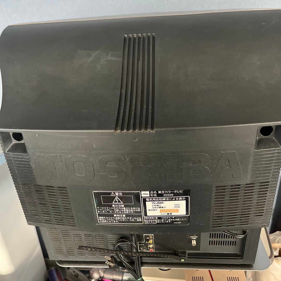 【動作品】 東芝 ブラウン管テレビ 25インチ 25S99 リモコン付き