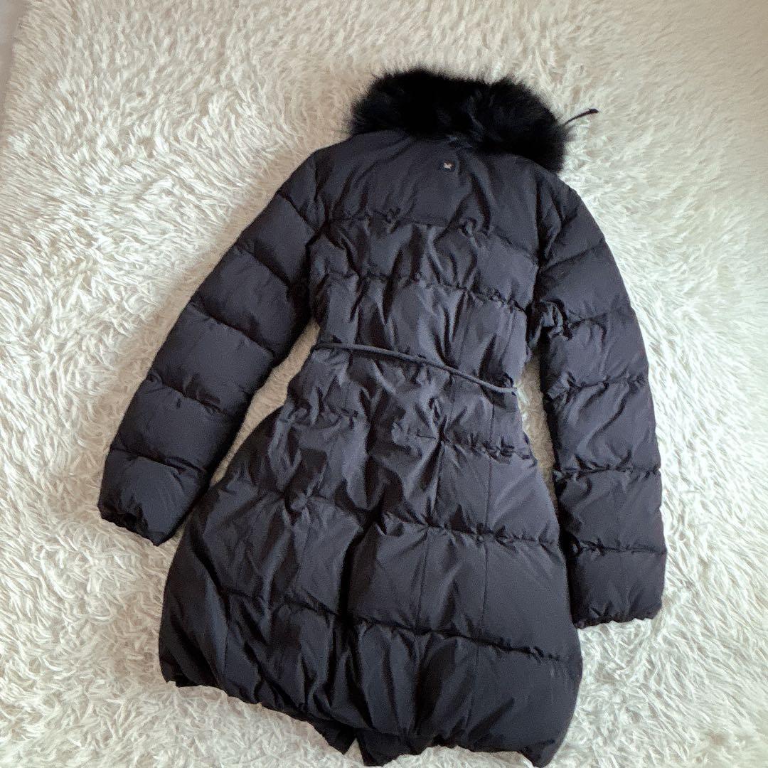 マックスマーラ ウィークエンド ファー ダウンコート 希少 サイズ50 黒