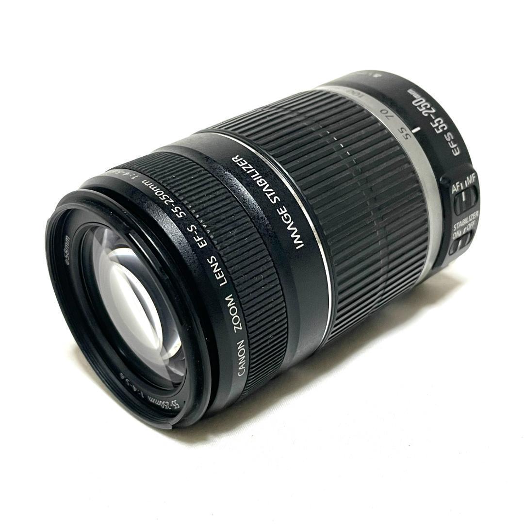 イベントに最適❣️ Canon EF-S 55-250mm 軽量望遠ズームレンズ