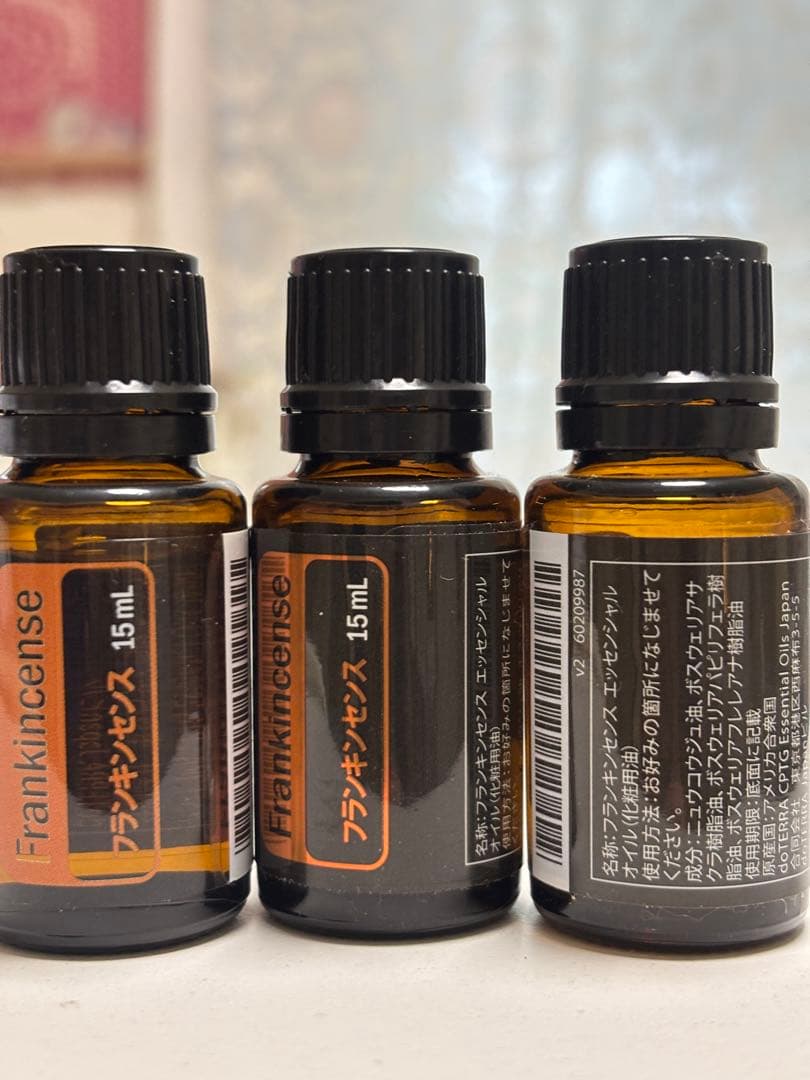 【新品・未開封・正規品】doTERRAフランキンセンス 15mL × 3本セット