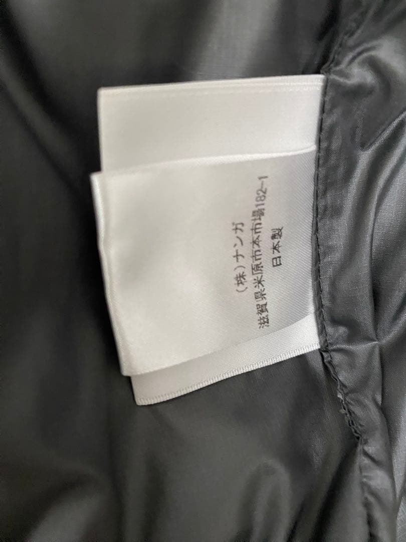 NANGA WHITE LABEL ナンガホワイトレーベル type1 黒　L