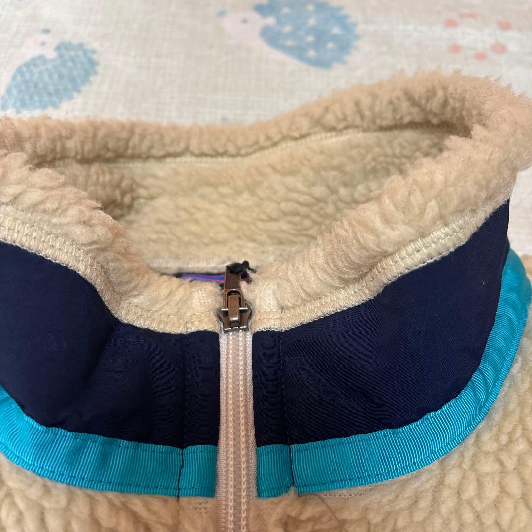R*4様 patagonia フリースベスト ベージュ/ネイビー
