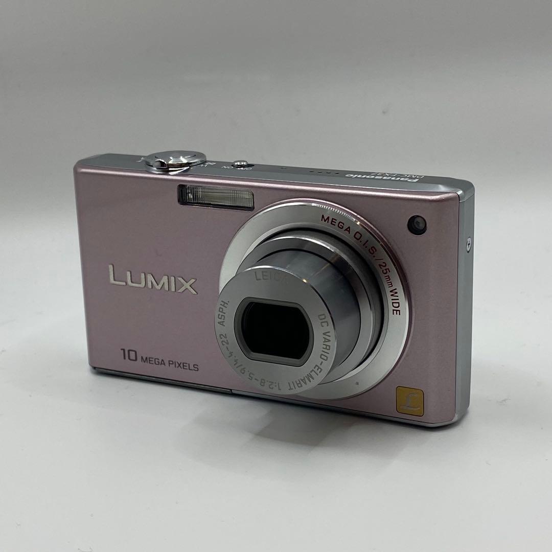美品✨Panasonic Lumix FX37 ピンク 10メガピクセル