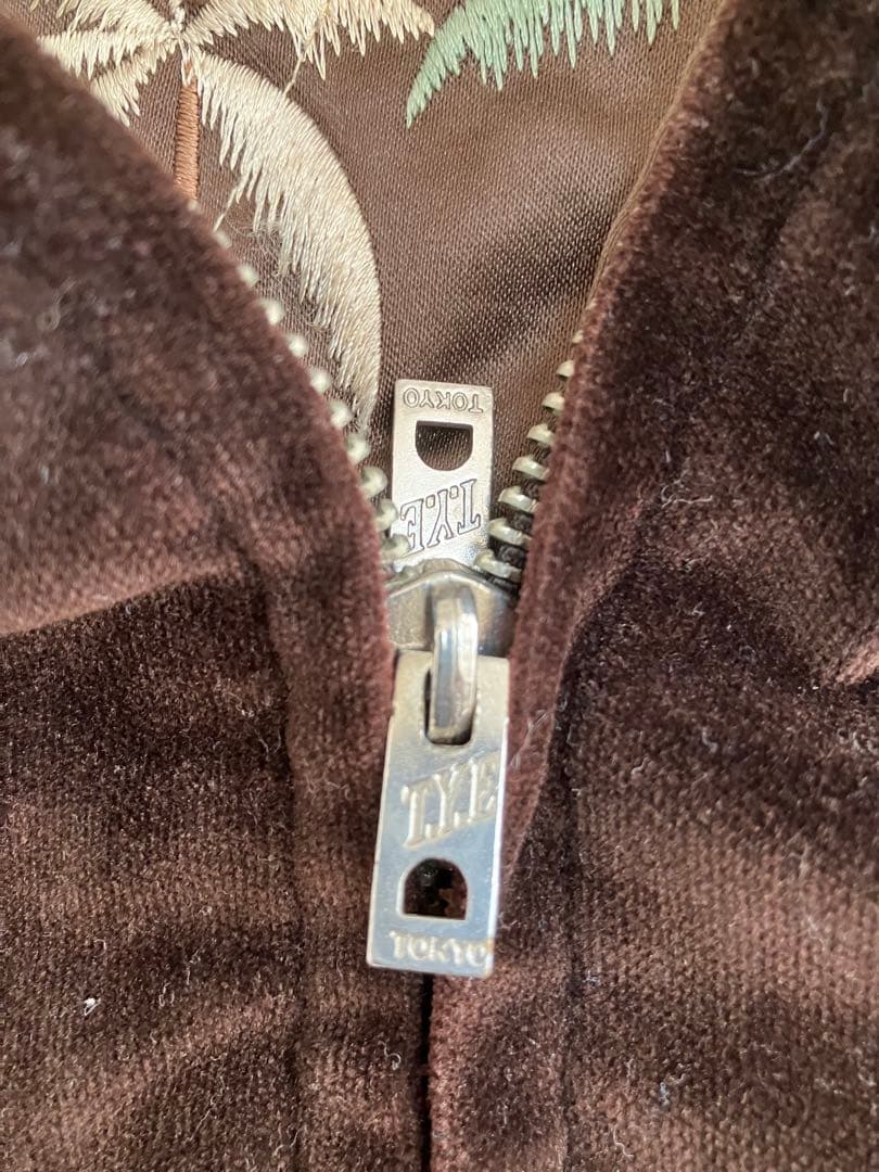 90's 別珍 テーラー東洋 M品番 スカジャン ハワイ アロハ フラガール