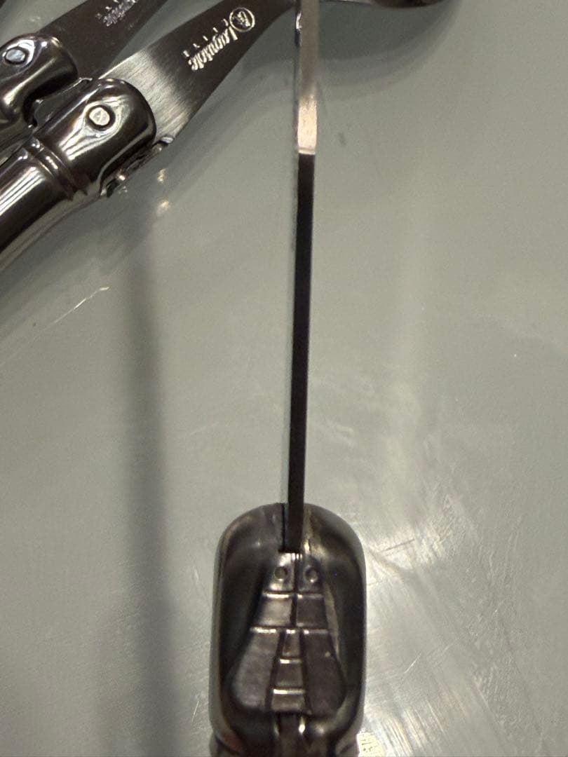 uji　Laguiiole eliteカトラリーセット24本シルバー刻印入