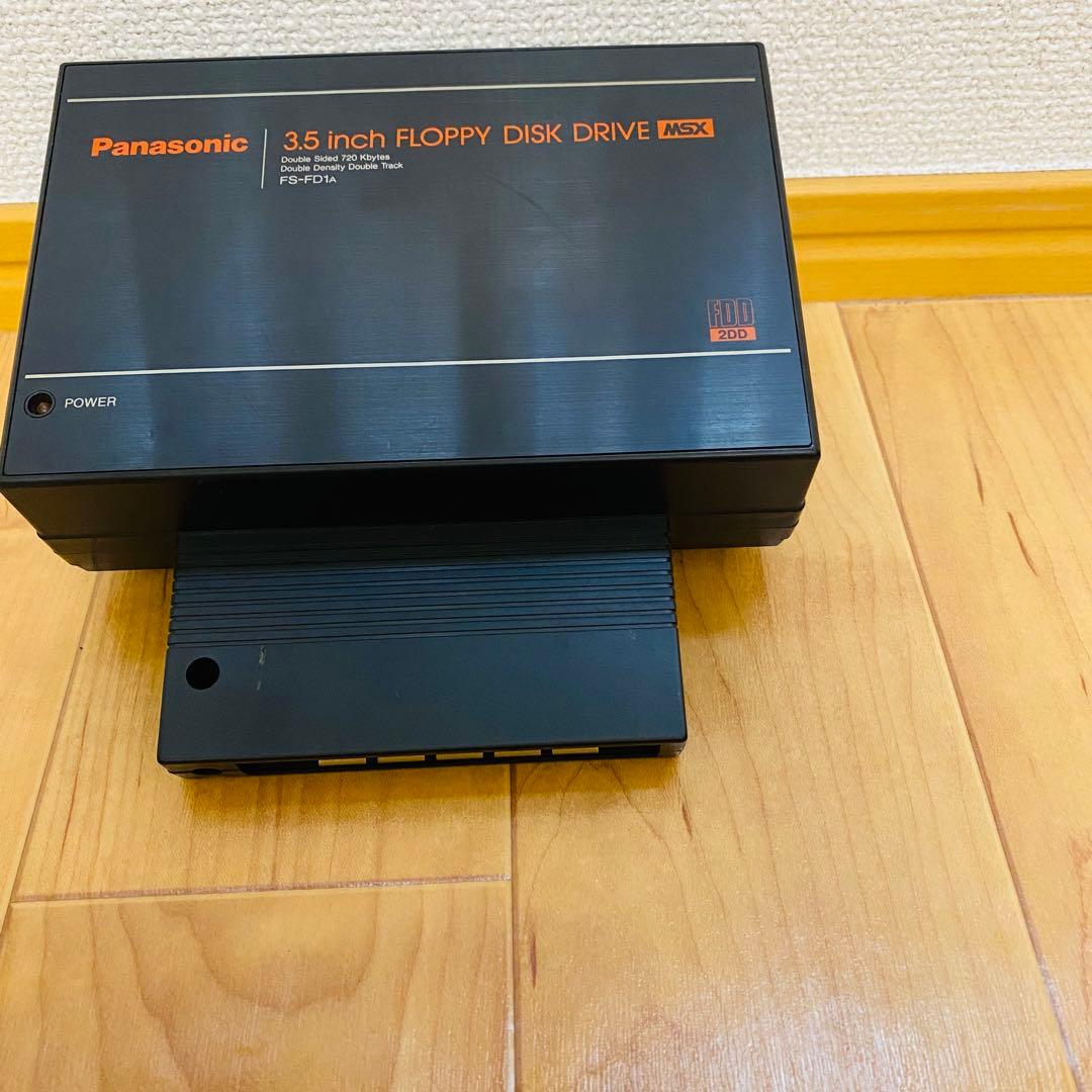 MSX 3.5インチフロッピーディスクドライブ FS-FD1A 通電確認済