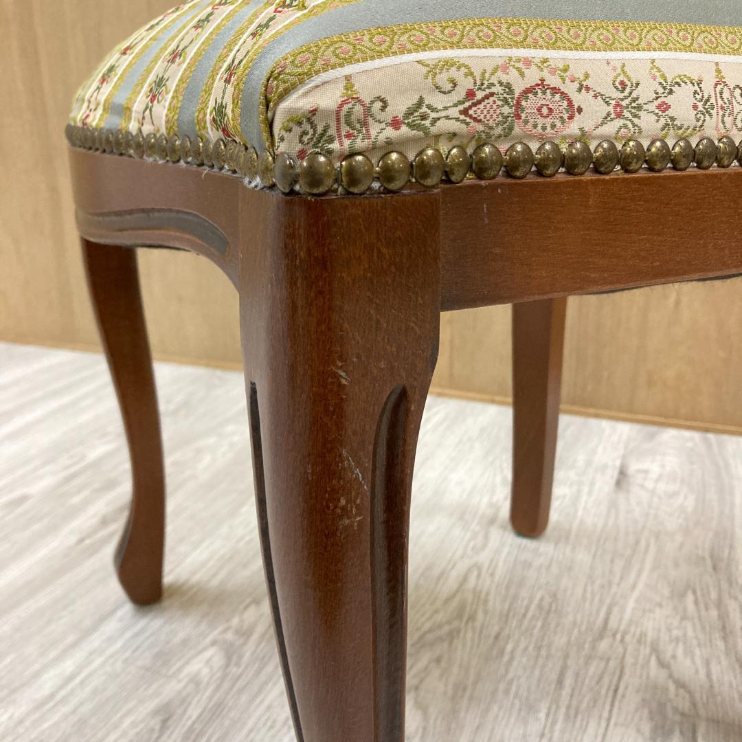 イタリア　アンティーク調　クラシック　ダイニングチェア 　ロココ　猫脚 A