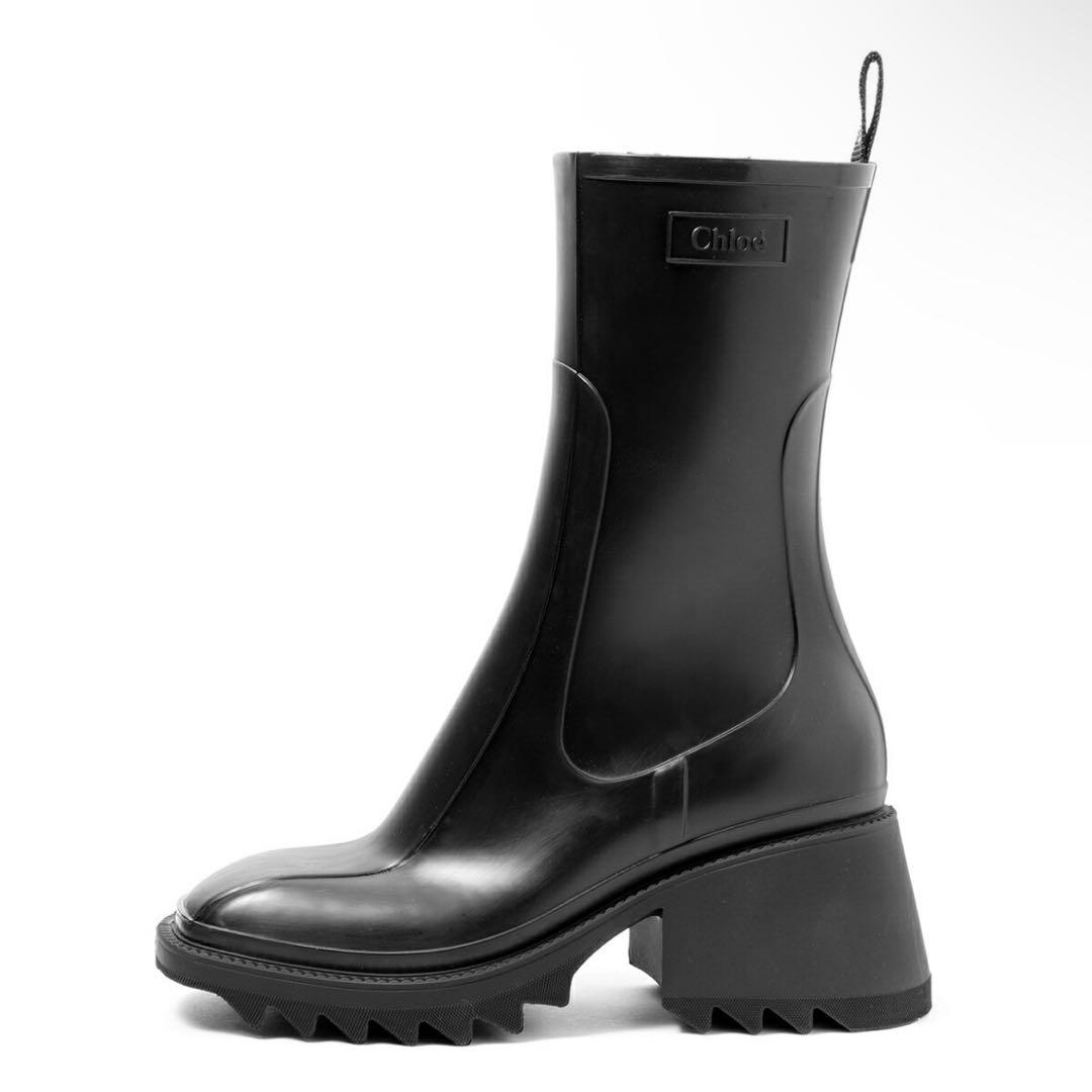 F*x様 超美品 Chloe クロエ レインブーツ ブラック 2025SS