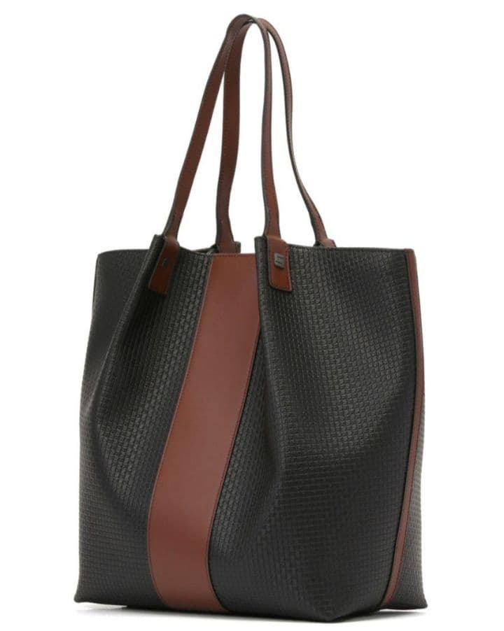 【新品未使用】SERAPIAN トート V Black/Cuoio