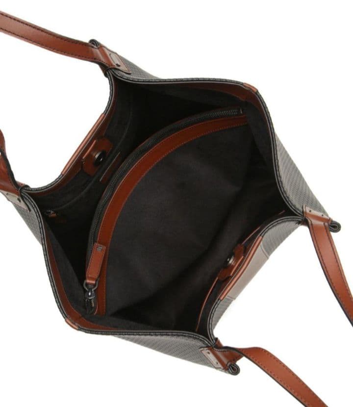 【新品未使用】SERAPIAN トート V Black/Cuoio