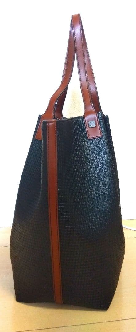 【新品未使用】SERAPIAN トート V Black/Cuoio