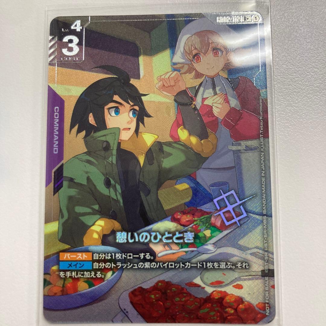 ガンダムカードゲーム　憩いのひととき　パラレル