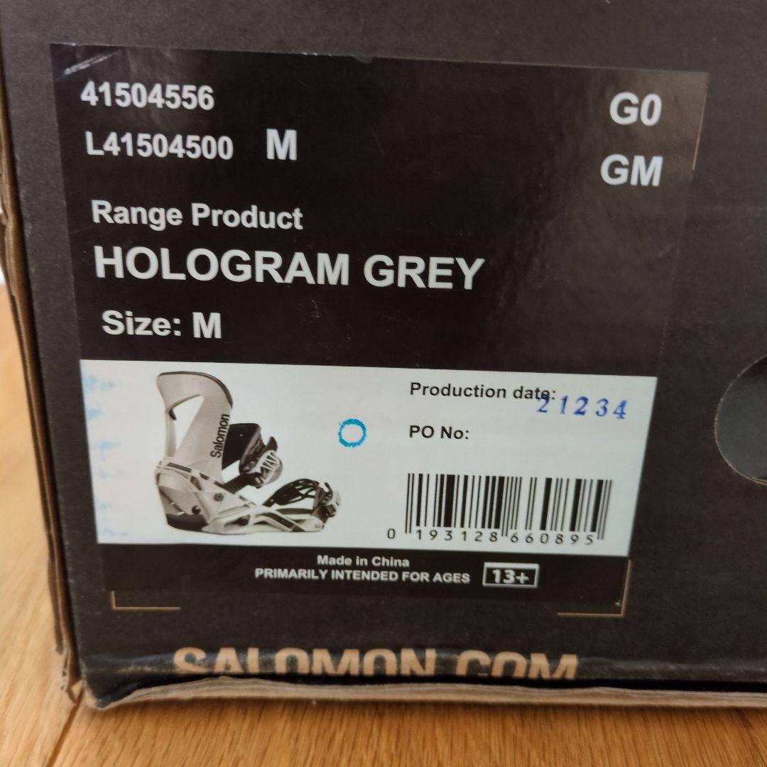 Salomon Hologram Grey ビンディング Mサイズ