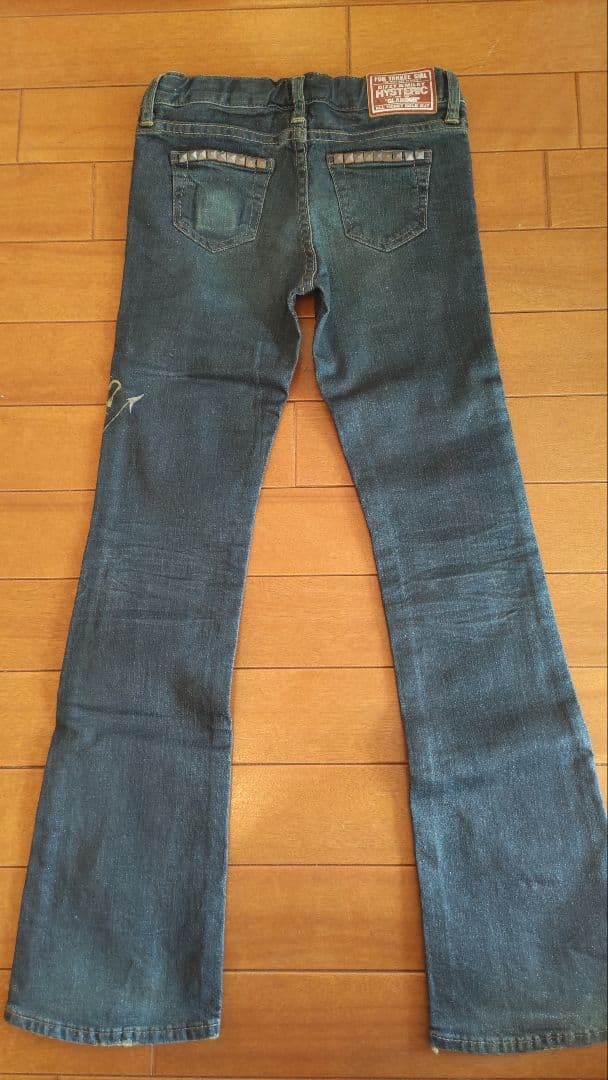 『値下げ』『3本まとめ売り』ヒステリック＆バナナチップス130センチジーンズ