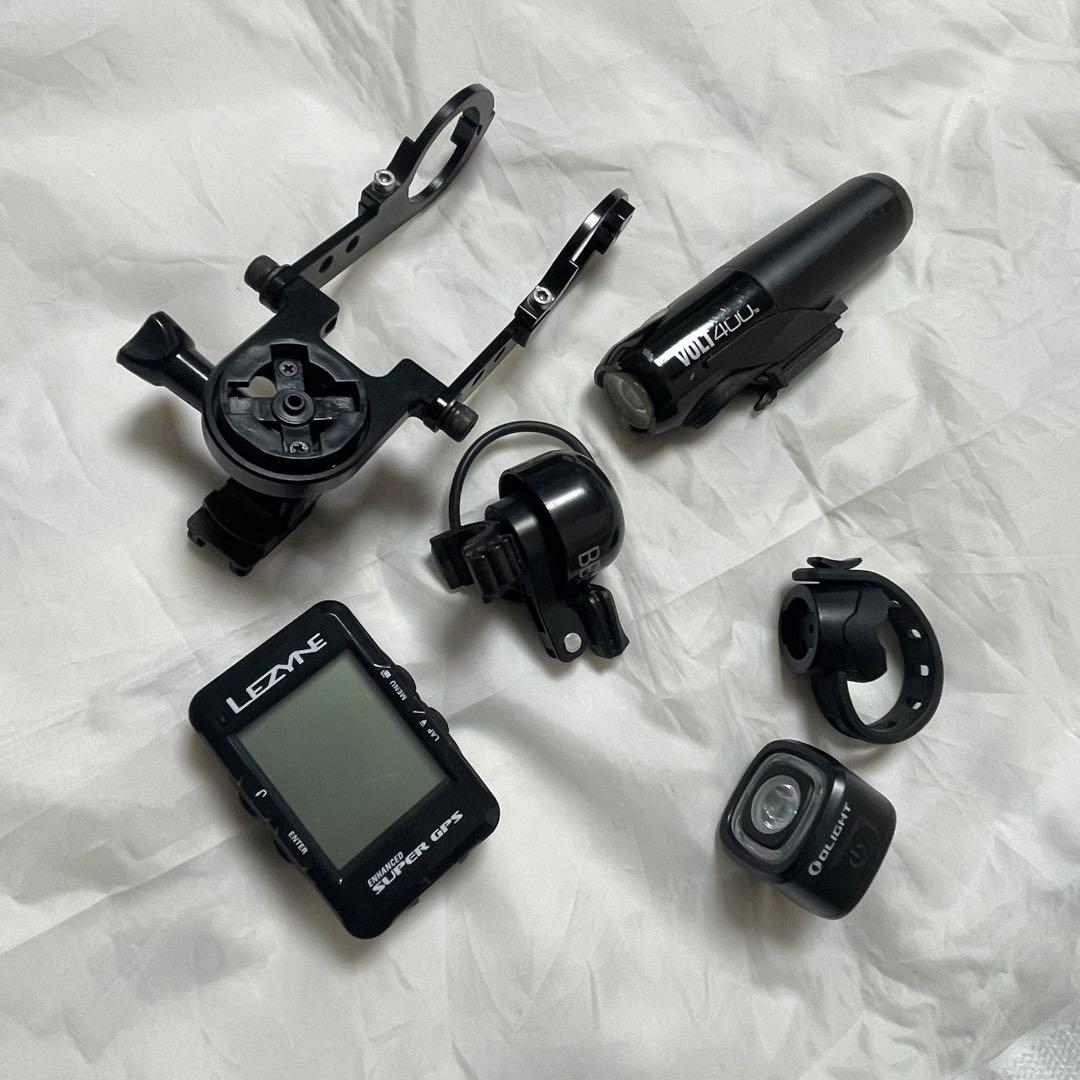 volt400・lezyneサイコン・レックマウント等 ロードバイク用品セット