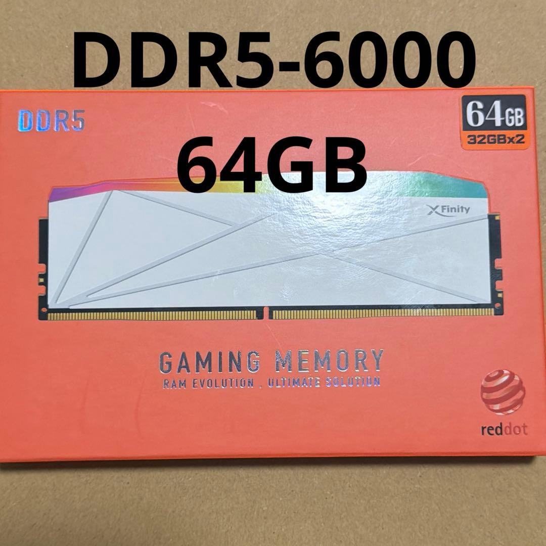 V-Color DDR5-6000 メモリ 64GB(32GB×2)
