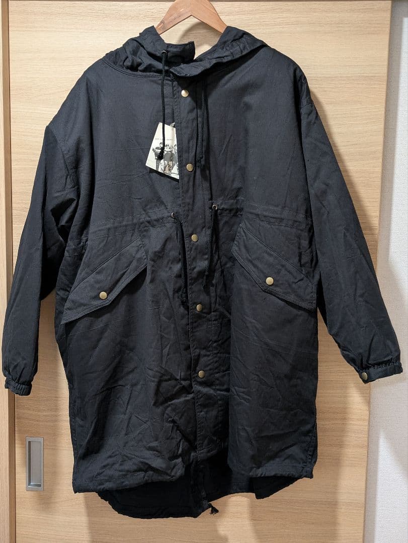 デッドストック　90s モッズコート　ブラック　M65　フィッシュテール