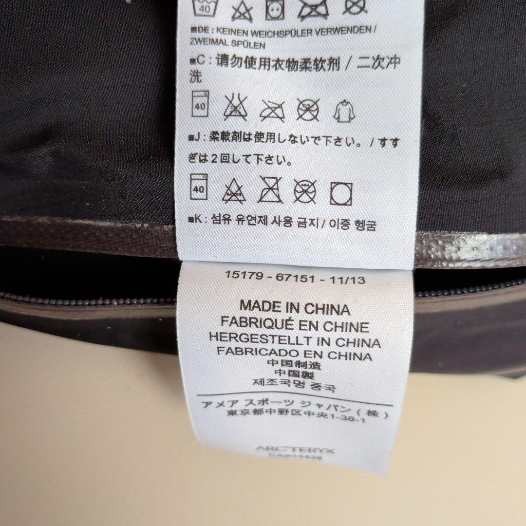 jun　アークテリクス アルファSL ゴアテックス XS ブラック 黒