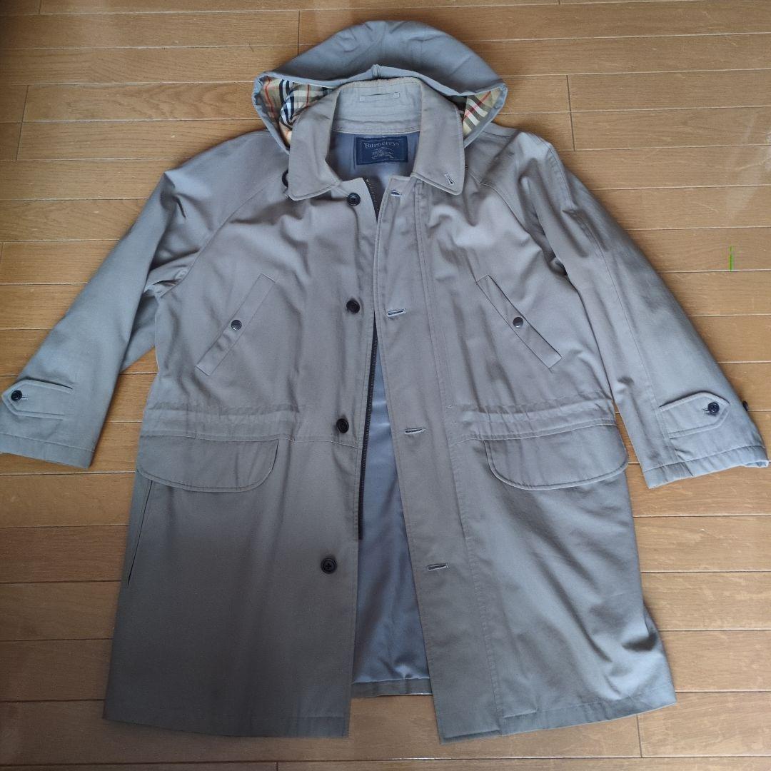 Burberry ベージュ ダウンライナー付きコート　フード着脱