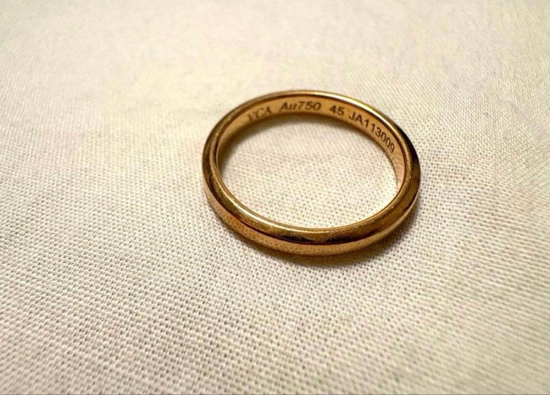 Van Cleef & Arpels ピンクゴール18k 専用ケース付き 5号