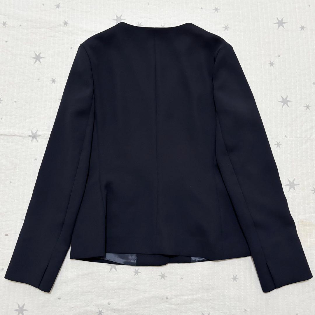 グリーンレーベルリラクシング　ノーカラー ダブルクロス パンツスーツ Mサイズ