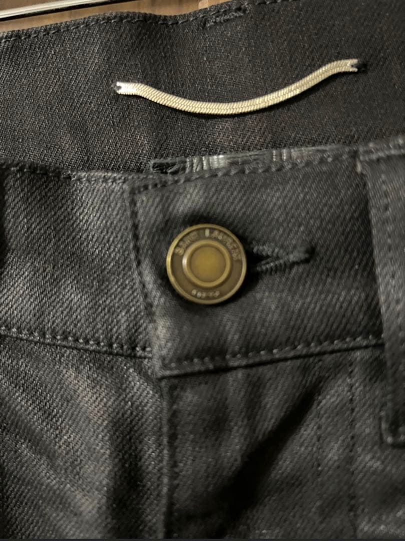 エディ期 Saint Laurent コーティングデニム 28inch
