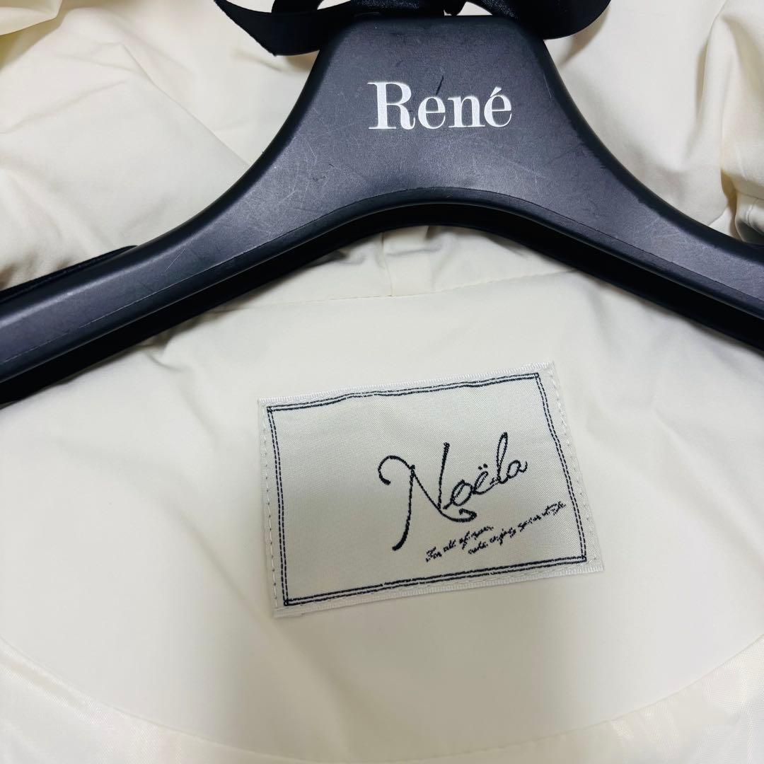 未使用タグ付き　ノエラ　ドロスト中綿コート Noela オフホワイト