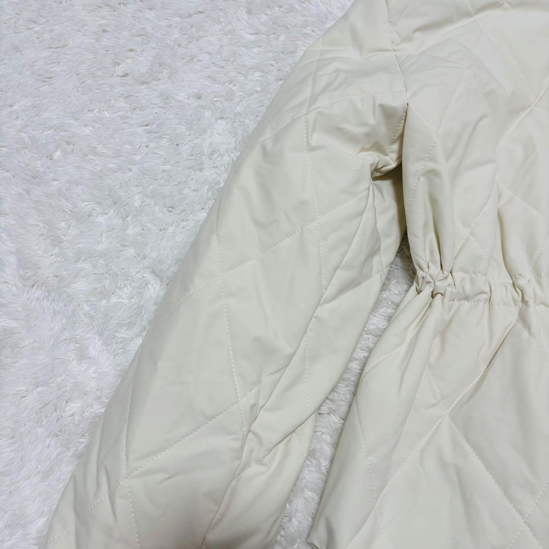 未使用タグ付き　ノエラ　ドロスト中綿コート Noela オフホワイト