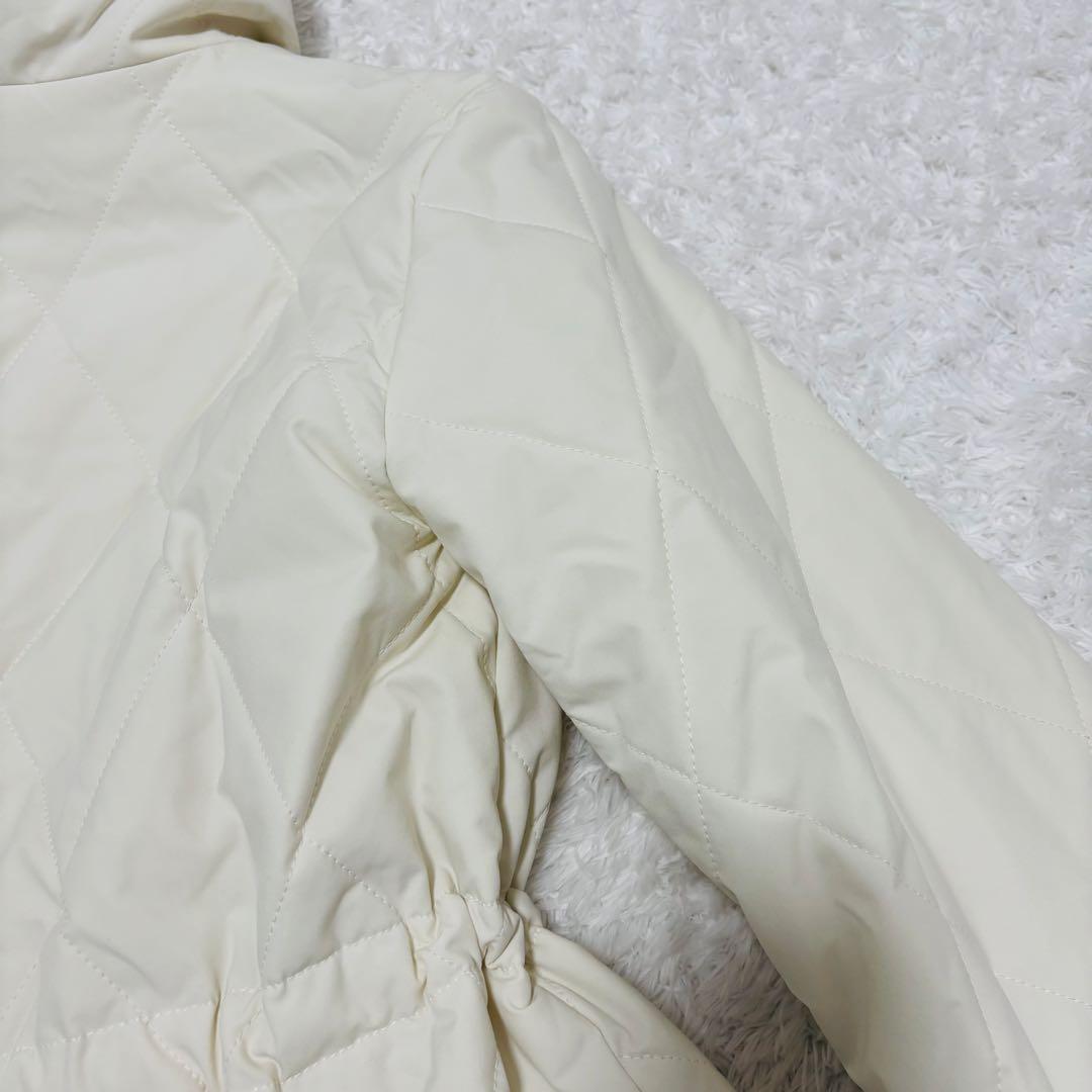 未使用タグ付き　ノエラ　ドロスト中綿コート Noela オフホワイト